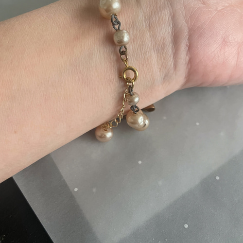 Miriam Haskell Baroque Pearl Bracelet＊vintage ミリアムハスケル
