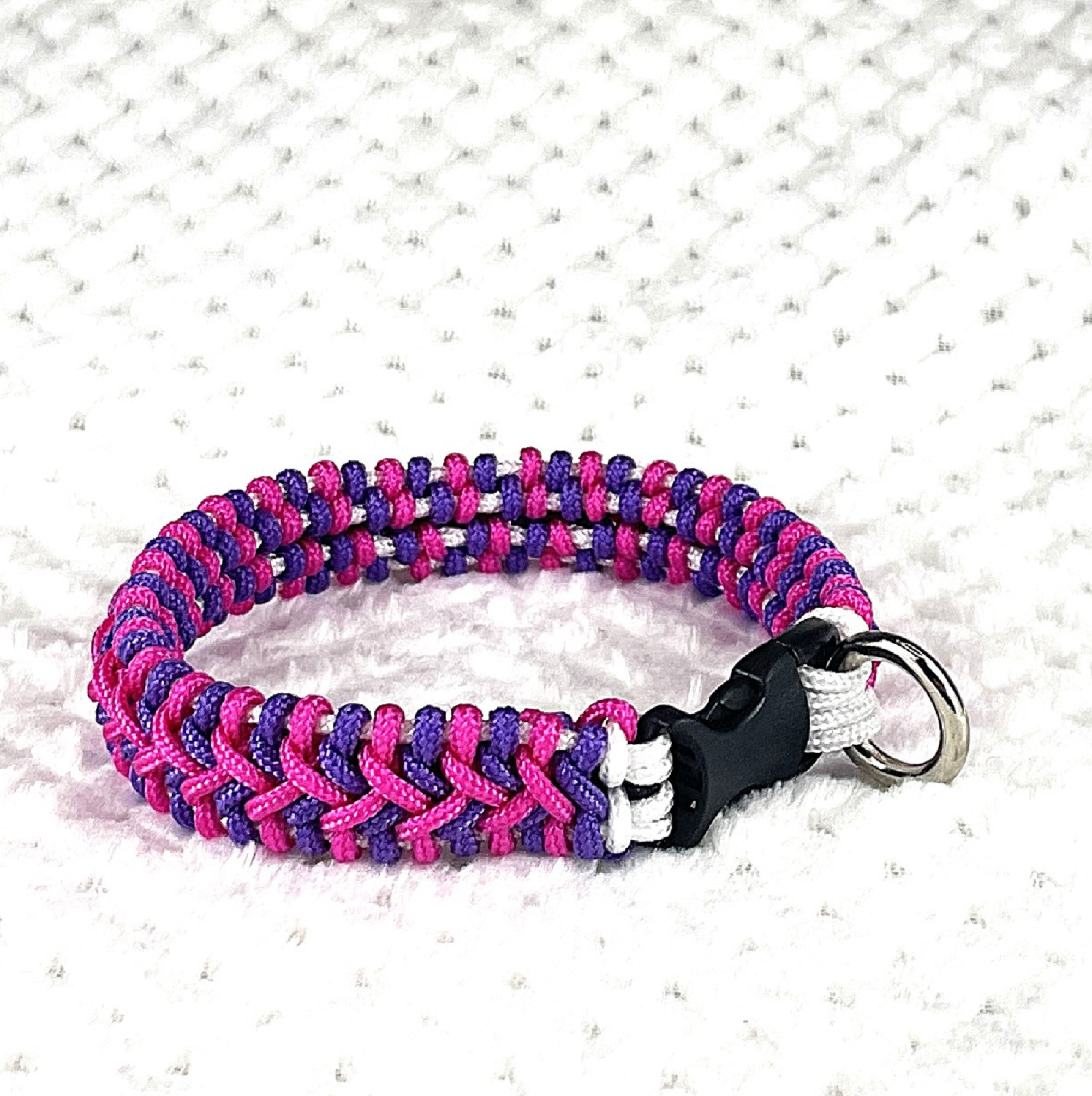 [公式]#292パラコード編み犬首輪 「ベンケイ」の小型犬と猫バージョン首輪