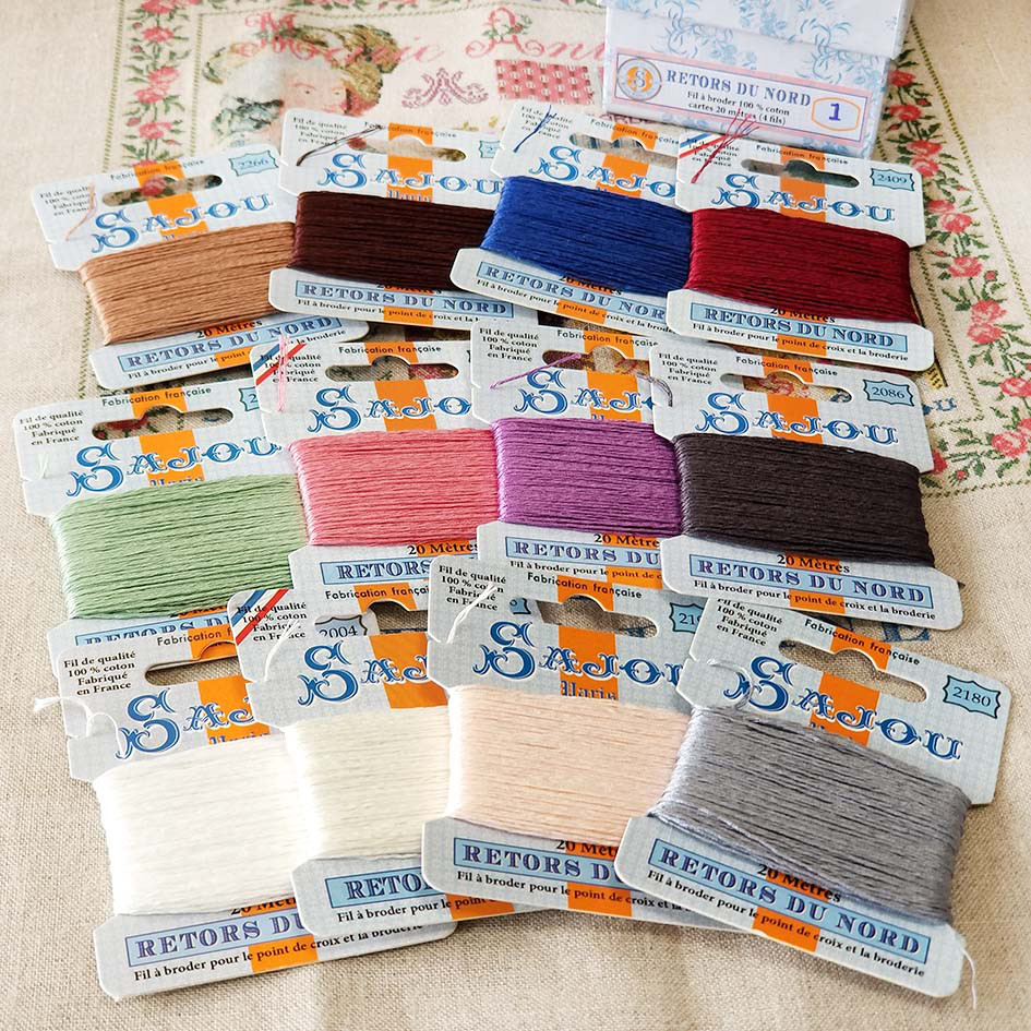 Sajou★RETORS DU NORD刺繍糸アンシェントトーン-1 再入荷