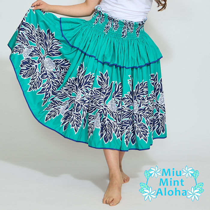 パウスカート 細見えパウスカート　フラダンス　太って見えないパウスカート　p00612　受注生産および即納