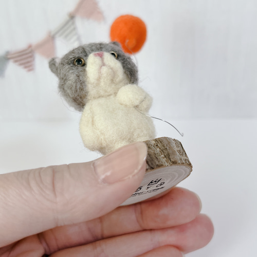受注制作(風船シリーズ エキゾチックショートヘア)ぶちゃ猫さん