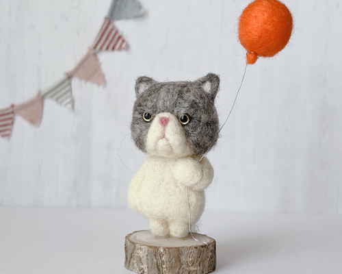 チェシャ猫風☆子猫テディベア作家様 予約】 チェシャ猫風子猫テディベア作家様 ぬいぐるみ - ぬいぐるみ