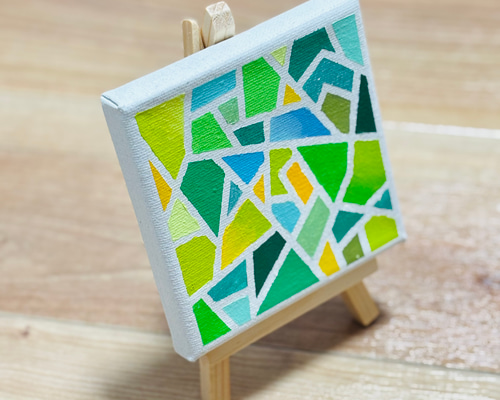 原画】【送料無料】小さい絵 アクリル絵の具 キャンバス 春 桜