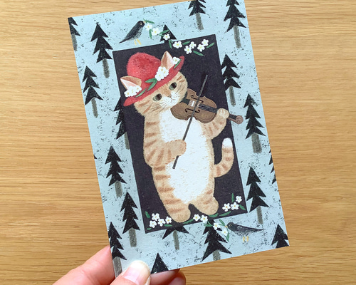 ねこ＊メドベージェワ メドちゃん 当選品 直筆サイン ポストカード ねこ様専用＊メドベージェワ メドちゃん 当選品 直筆サイン