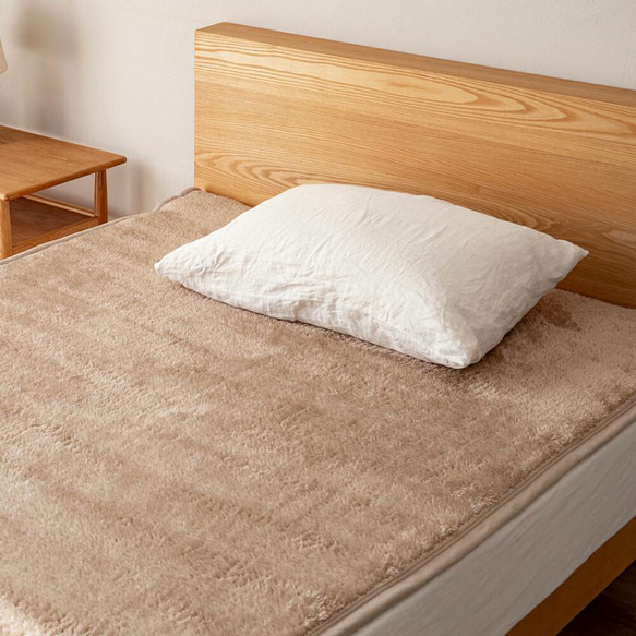 あったかフランネル 毛布 / 敷きパッド / ブランケット / 肩当て 4点セット 6枚目の画像