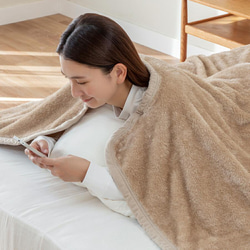 あったかフランネル 毛布 / 敷きパッド / ブランケット / 肩当て 4点セット 5枚目の画像