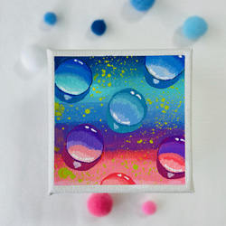 ワオキツネザル アクリル絵の具 キャンバス オリジナル ワオキツネザル アクリル絵の具 キャンバス オリジナル