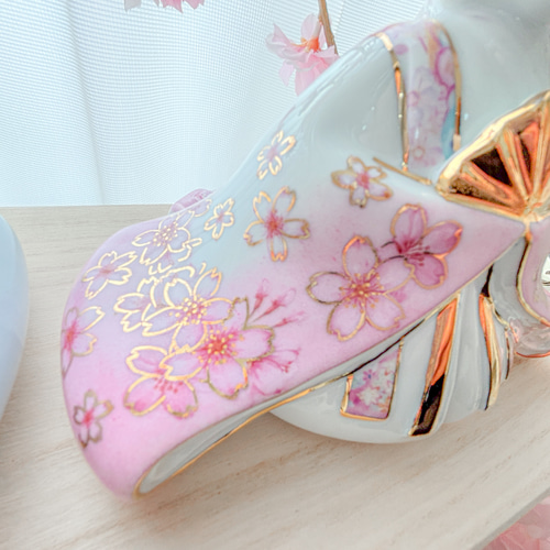 世界に一つだけ陶器のお雛様〜桜ひらり〜 ひな人形・雛飾り