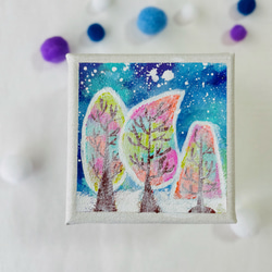 カラフル イラスト 絵画 絵 アクリル絵の具 カラフル猫30x40cm』アクリル絵の具で作る。数字で塗り絵 油絵風