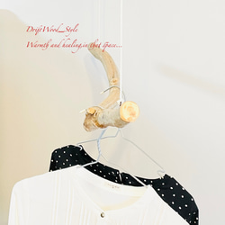 流木インテリア 1ｍサイズのシンプルな流木のハンガーラック 北欧 衣装掛け ハンギング 吊り下げ ハンガーポール N71 4枚目の画像