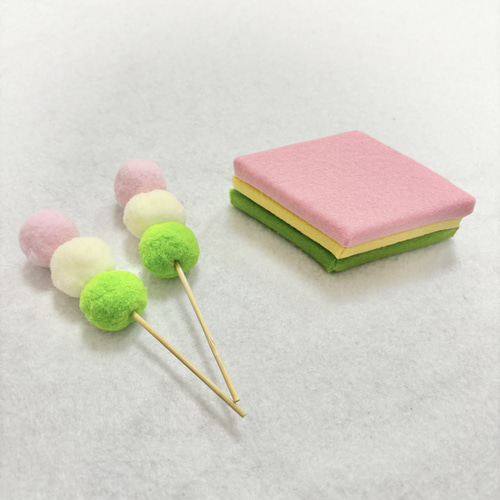 ウールレター ひな祭りセット ウォールステッカー・ウォールデコ