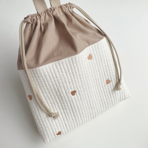 送料無料》ハートヌビ ヌビ キルト キルティング ハート 入園入学 韓国