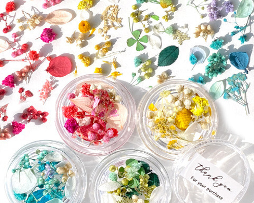 あ様◆【ドライフラワー】花びらフレーク♡（ 829 レジン ネイル パーツ） ドライフラワー 花びら つぼみ 色々ミックス レジン ネイル 封入 花材