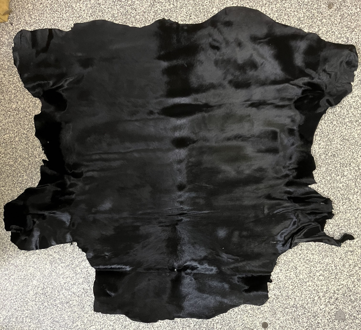 イタリア産 ハラコ ブラック 1枚 在庫処分特別価格