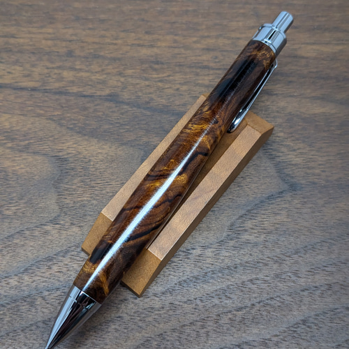 新作】デザートアイアンウッド瘤杢 シャープペンシル No.81 ペン