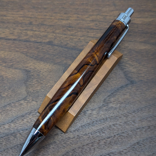 新作】デザートアイアンウッド瘤杢 シャープペンシル No.81 ペン・筆記