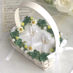 かご バスケット 小•横 ８点セット エコクラフト リングピロー カゴ 結婚式 かご バスケット 小•横 8点セット エコクラフト リングピロー
