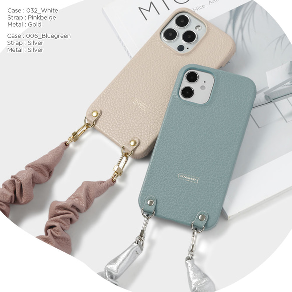 ほぼ 全機種対応 かわいい シュシュ ストラップ スマホケース
