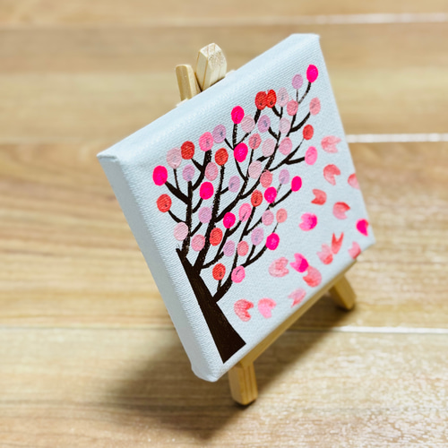 春歌う桜の木　F6キャンバス　アクリル画 Amazon.co.jp: 春歌う桜の木 F6 キャンバスアクリル画 : ホーム