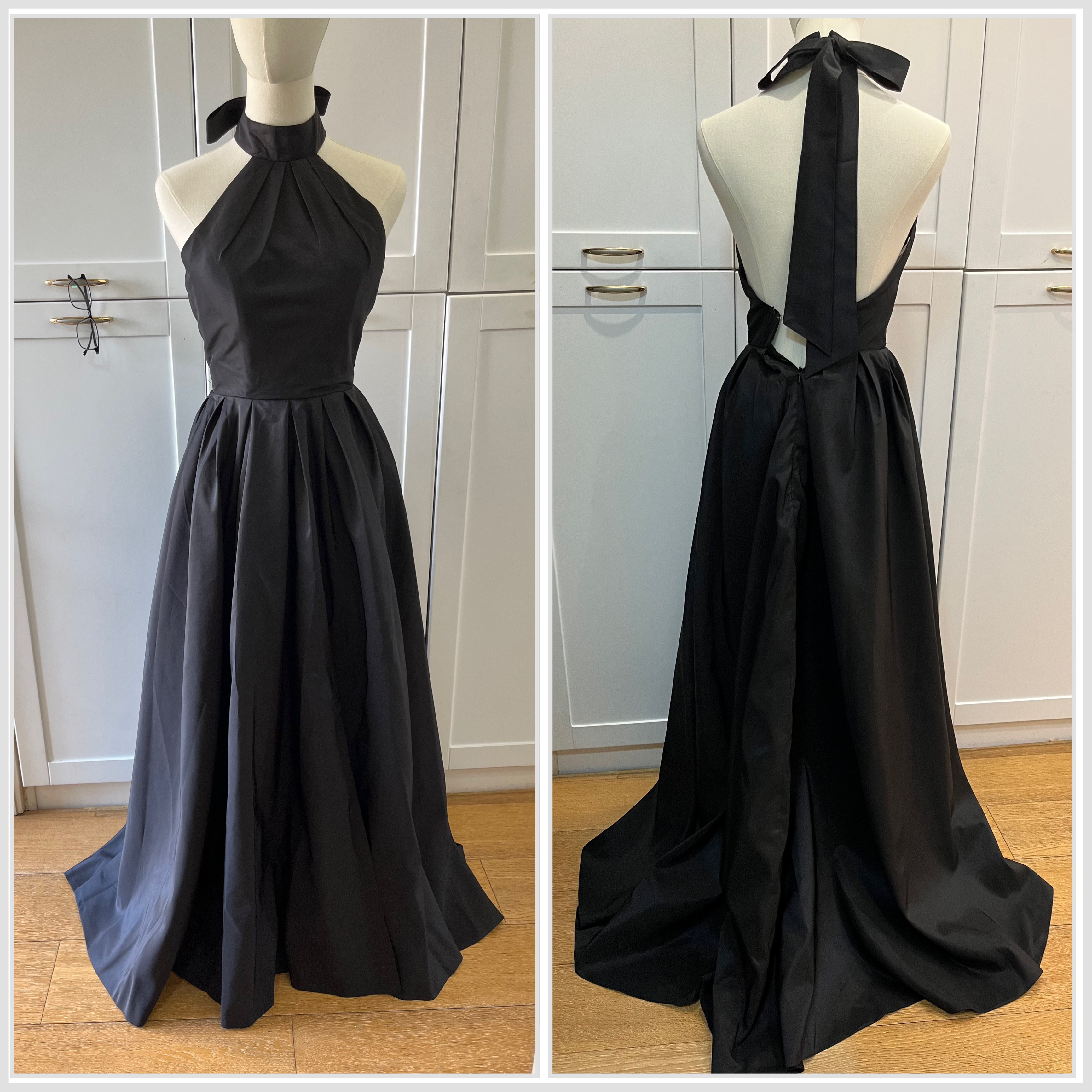 1000着感謝セール！ホルターネック　リンボ　Aライン　ウェディングドレス　二次会　前撮り