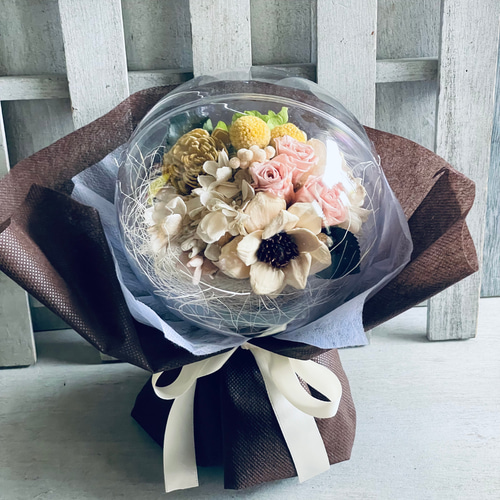 残り一つ割れないバルーンフラワー お誕生日 退職祝い 結婚祝い 送別