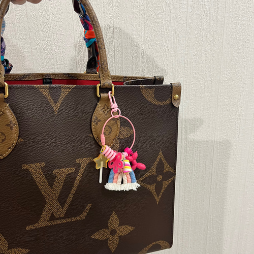 じゃらじゃら キーホルダー キーリング バッグチャーム キーホルダー