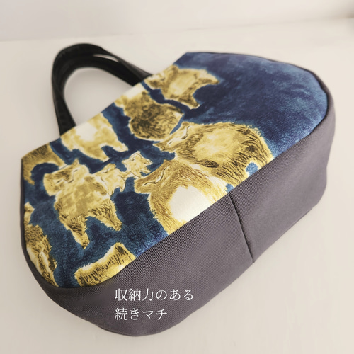 ミナペルホネン アライブミナ alive 角丸 トートバッグ 布バック 熊