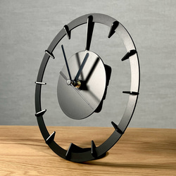 置き時計アイアン装飾(1) 鉄の置き時計】アイアン雑貨 アイアンインテリア アイアン家具