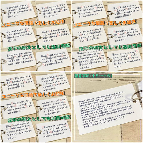 小学生で習う漢字カード フルパッケージ コンプリートセット 暗記
