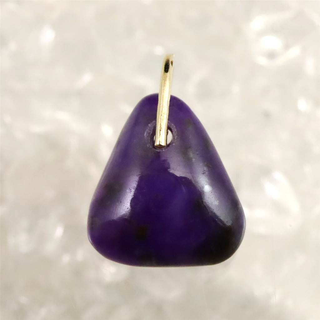 スギライト タンブル ペンダント  K18YG  0.68g #42277