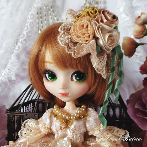 ロリータロマンス 薔薇の妖精ハニーベージュのロマンティックドールドレス豪華4P ロリータロマンス 薔薇の妖精ハニーベージュのロマンティック