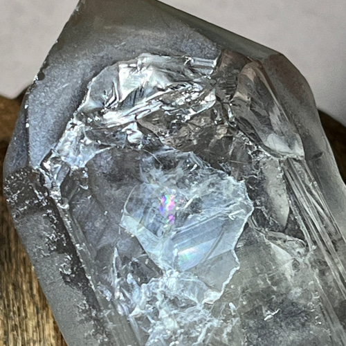 叡智の石✨特大 虹入り レムリアンシード クリスタル ピンク