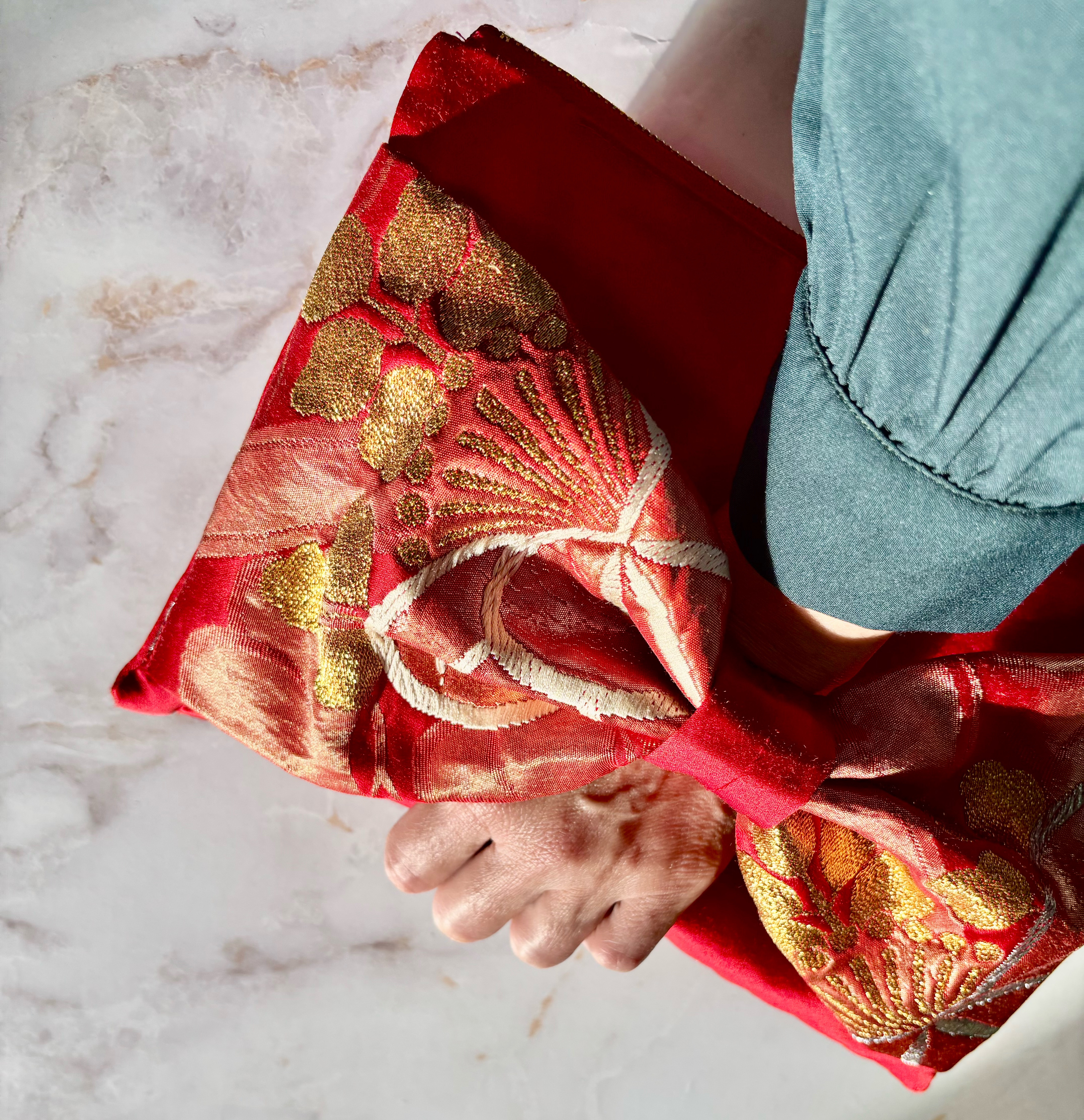 クラッチバッグ ショルダーバッグ ポシェット 着物帯リメイク