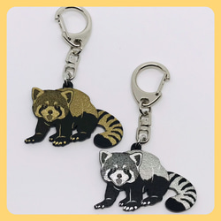 デグー キーホルダー アクセサリー 小動物 両面加工