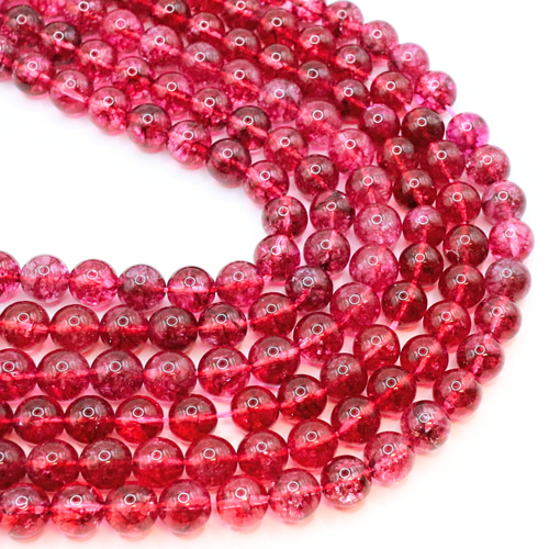 AG-Beads-263 天然石 ビーズ 連材 染色水晶 ターマリンクォーツ