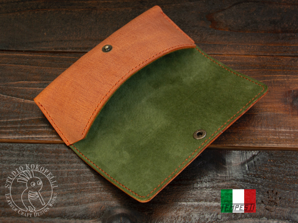 イタリアンレザーメガネケース　バベル　fieno