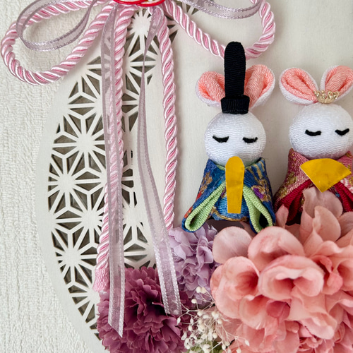 ひな祭り壁飾り✿桃の節句 壁掛けアレンジ✿ ギフト♡春