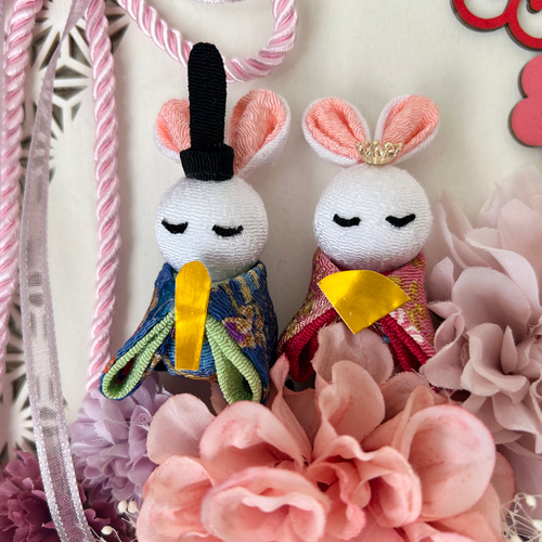 ひな祭り壁飾り✿桃の節句 壁掛けアレンジ✿ ギフト♡春
