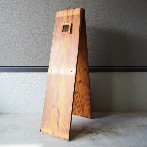 古材A看板 自立スタンド型【鹿革】 その他インテリア雑貨 10sttripes