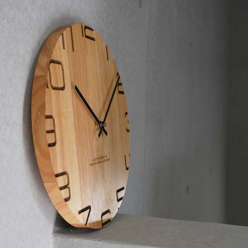 木製 壁掛け時計 新居お祝い 掛け時計 プレゼント 30cm 静音