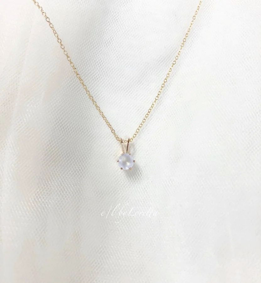 カルセドニー 14kgf necklace　ネックレス