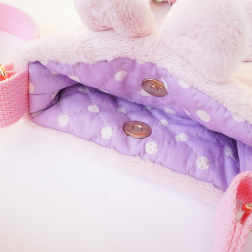 名入れ可能♡うさぎのぬいぐるみショルダーバッグ♡ふわふわ