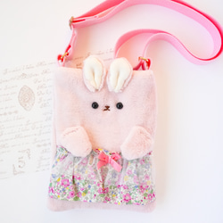 名入れ可能♡うさぎのぬいぐるみショルダーバッグ♡ふわふわ