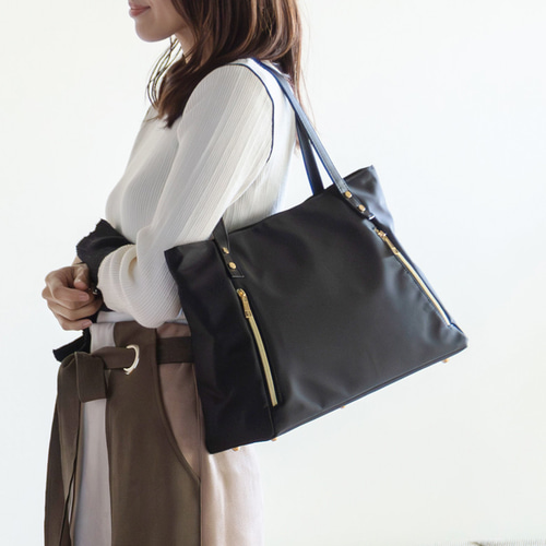 冬トート 【Creema限定】 A4対応 ナイロン トートバッグ