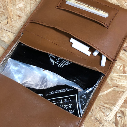 牛革製シャグポーチ ポーチ B.B.Q leather works 通販 18874906