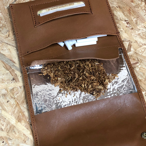 牛革製シャグポーチ ポーチ B.B.Q leather works 通販 18874906