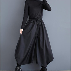 大きいサイズ】 レディース ワイドパンツ モード系 春 秋冬 新品