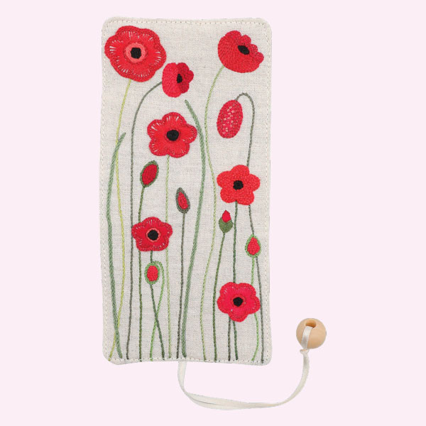 UN CHAT DANS L'AIGUILLE刺繡キット★ポピーブックマーク New♪♪