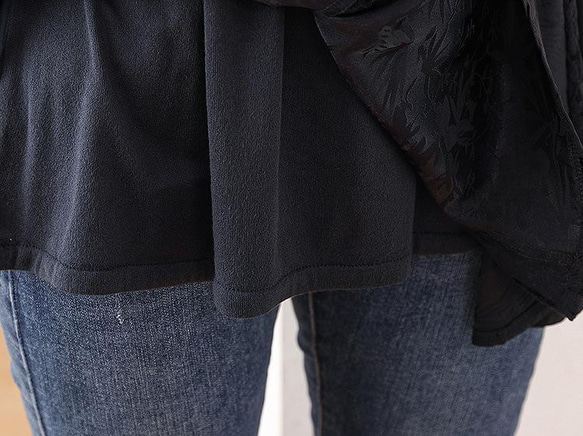 大きいサイズ トップス　チュニック　レディース 秋冬　春 新品 長袖 10枚目の画像