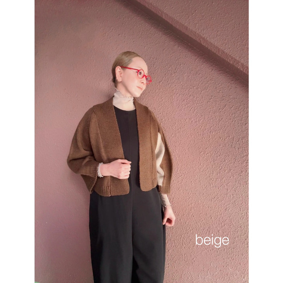 3色あり❤️M＆L❤️型崩れしにくい高収縮のメローシアートップス❤️大人モード❤️BLACK &IVORY＆BEIGE 15枚目の画像